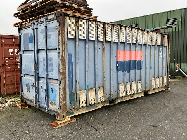 1991 hamilton bermuda zeecontainer ingericht als werfkeet - afbeelding 1 van  14