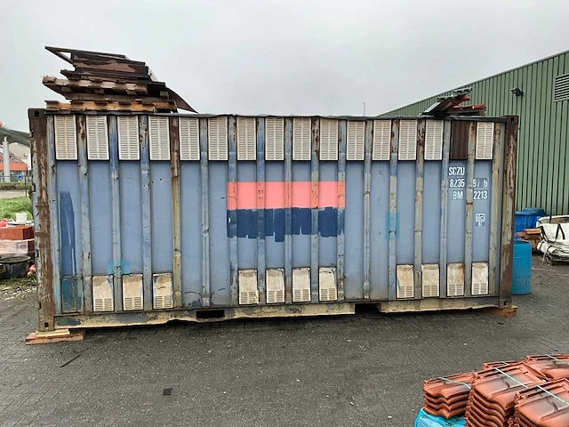 1991 hamilton bermuda zeecontainer ingericht als werfkeet - afbeelding 7 van  14