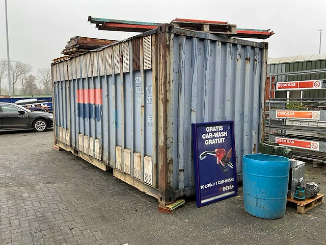 1991 hamilton bermuda zeecontainer ingericht als werfkeet - afbeelding 8 van  14