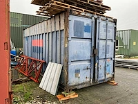 1991 hamilton bermuda zeecontainer ingericht als werfkeet - afbeelding 10 van  14