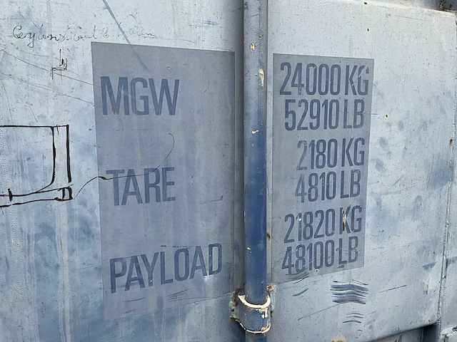 1991 hamilton bermuda zeecontainer ingericht als werfkeet - afbeelding 12 van  14