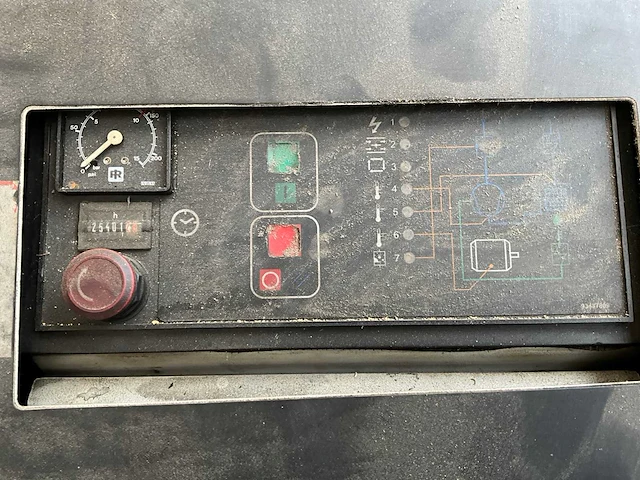 1991 ingersoll rand mh5.5 schroefcompressor - afbeelding 4 van  5