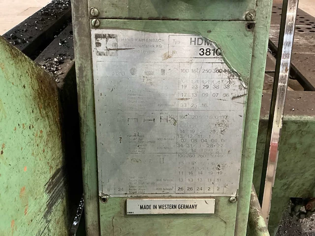 1991 kaltenbach hdm 1310 cirkelzaagmachine metaal - afbeelding 15 van  38