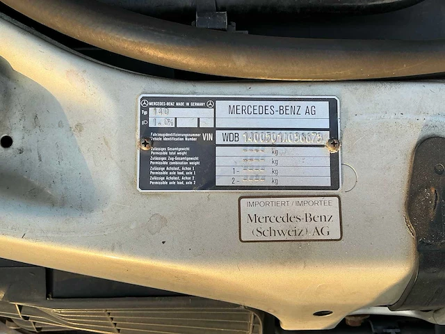 1991 mercedes-benz 500se w140 personenauto - afbeelding 25 van  38