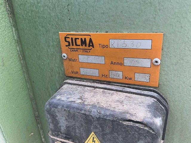 1991 sicma rt 530 vandiktebank - afbeelding 11 van  16