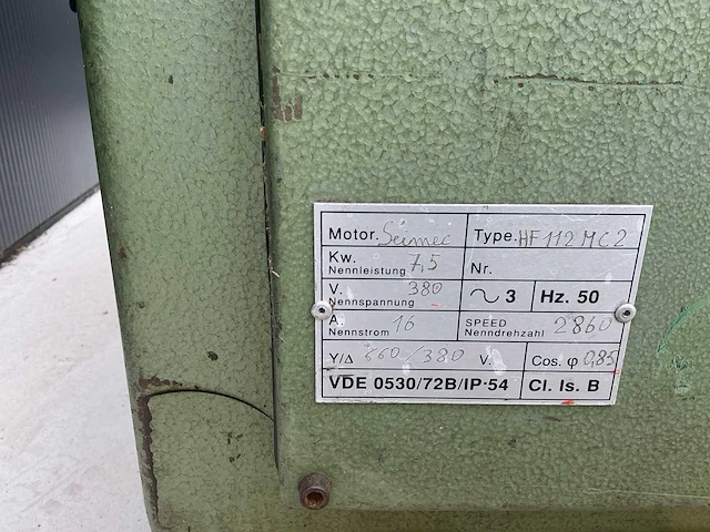 1991 sicma rt 530 vandiktebank - afbeelding 5 van  16