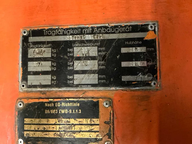1991 still r60-35 vorkheftruck - afbeelding 14 van  14