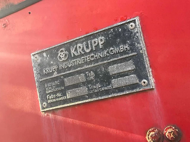 1991 telescoopkraan krupp k200 - afbeelding 8 van  47
