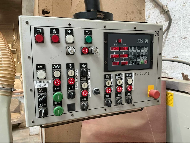 1991 weinig unicontrol 5 raamproductiemachine (hout) - afbeelding 7 van  12