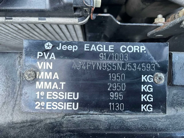 1992 - jeep wrangler 4.0l high output 4x4 - afbeelding 35 van  48