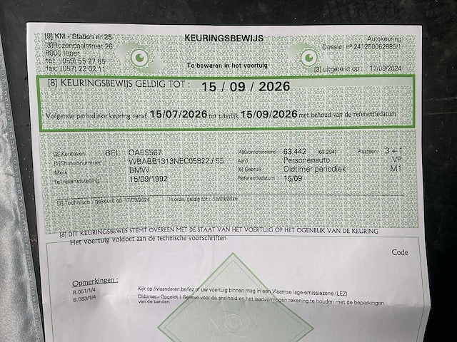 1992 bmw 325i oldtimer - afbeelding 33 van  44