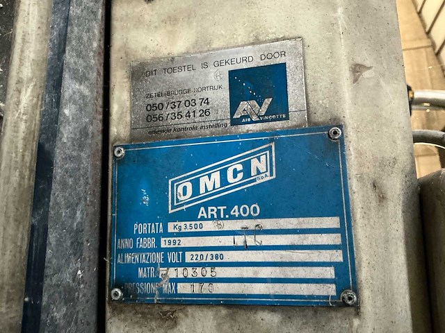 1992 dmch art400 hefbrug - afbeelding 5 van  7