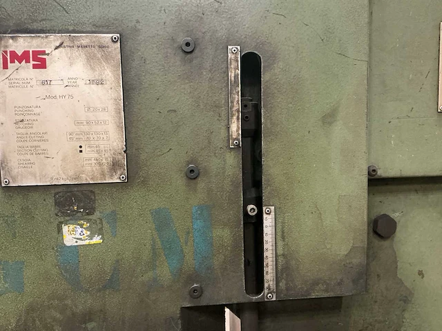 1992 industria masetto schio hy75ims ponsmachine - afbeelding 2 van  14