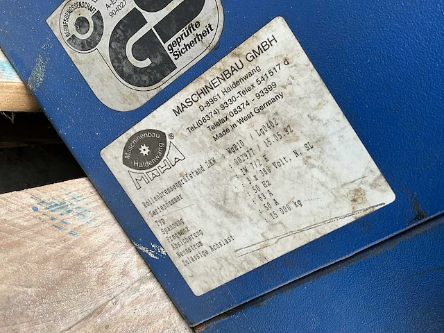 1992 maya iw7 wgb10/lg402 remmen testbank - afbeelding 11 van  20