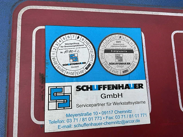1992 maya iw7 wgb10/lg402 remmen testbank - afbeelding 13 van  20