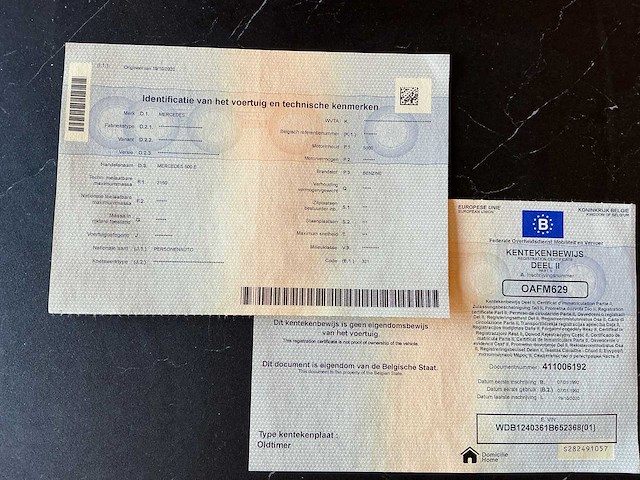 1992 mercedes-benz 500 e w124.036 oldtimer - afbeelding 28 van  36