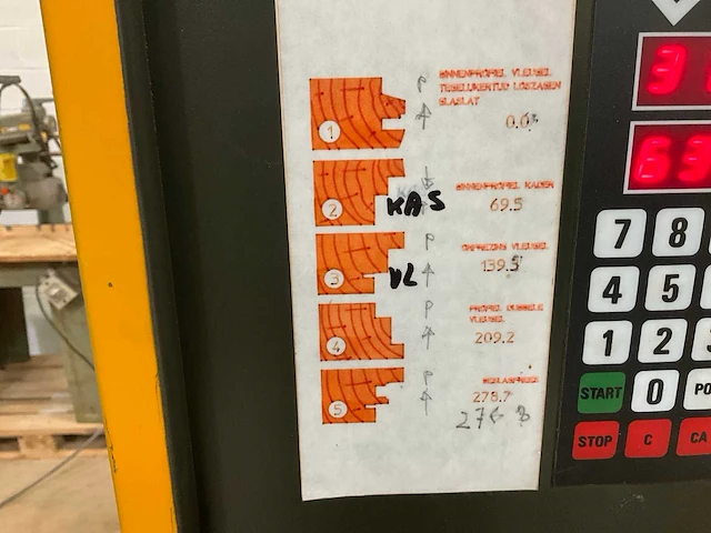 1992 vertongen f01 verticale freesmachine raamprofiel - afbeelding 3 van  12
