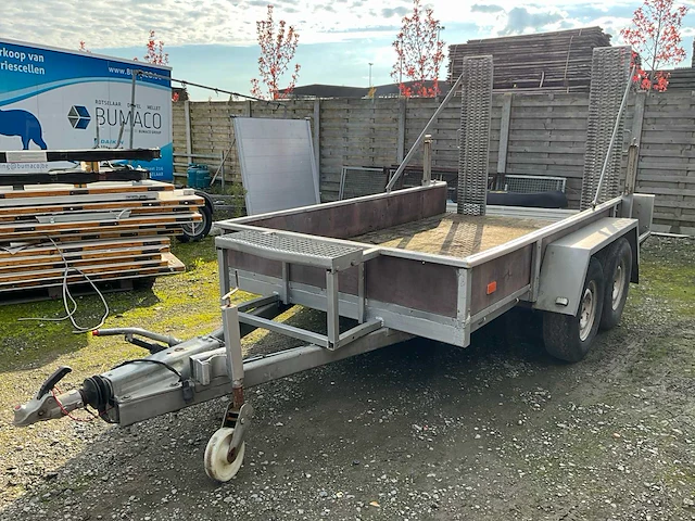 1993 anssems bs3500 machinetransporter aanhangwagen - afbeelding 1 van  14