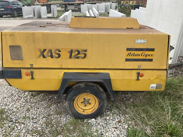 1993 atlas copco xas125 luchtcompressor - afbeelding 6 van  13