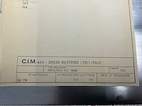 1993 cim minilinea nt inox roestvrijstalen snijtafel - afbeelding 20 van  29