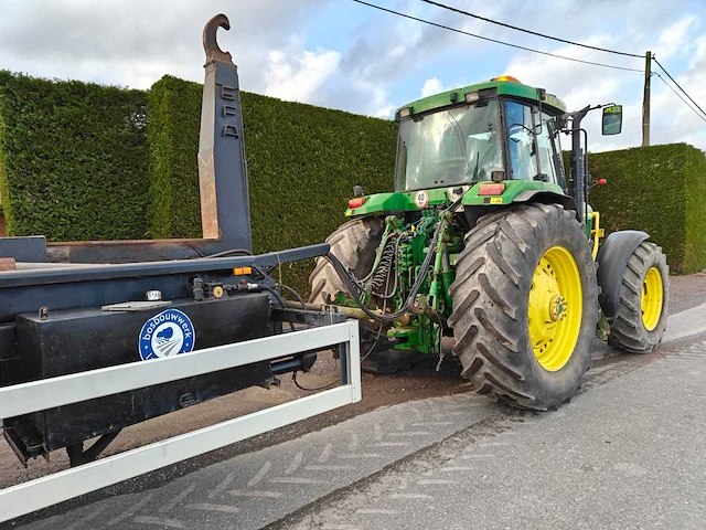 1993 john deere 7810s mét bvc containerhaaksysteem v24 - afbeelding 25 van  58