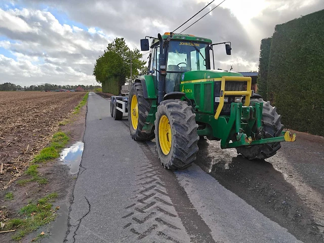 1993 john deere 7810s mét bvc containerhaaksysteem v24 - afbeelding 27 van  58