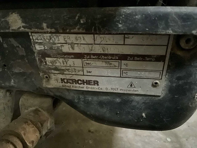 1993 kärcher hds750 hogedrukreiniger - afbeelding 7 van  7