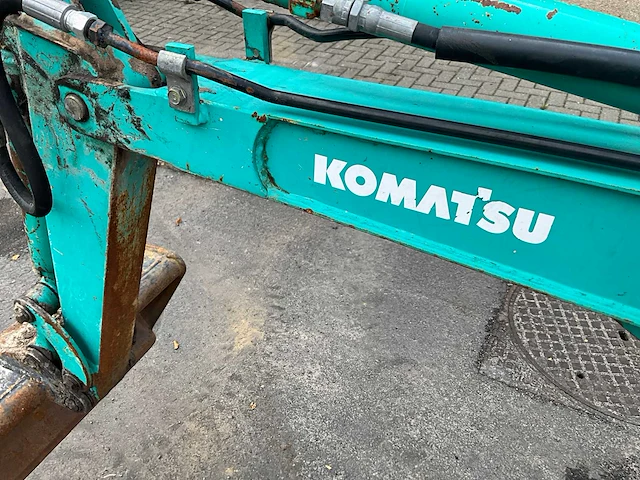 1993 komatsu pc02 minigraafmachine - afbeelding 14 van  16