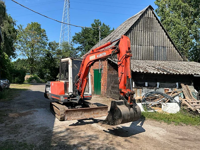 1993 kubota kx-101 graafmachine - afbeelding 20 van  25