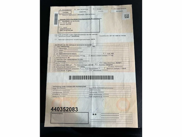 1993 mercedes 500 cl - oldtimer - afbeelding 15 van  23