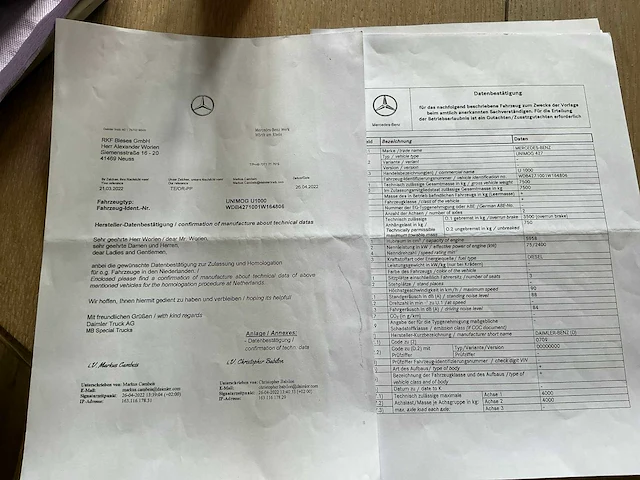 1993 mercedes-benz unimog u1000 - afbeelding 17 van  24