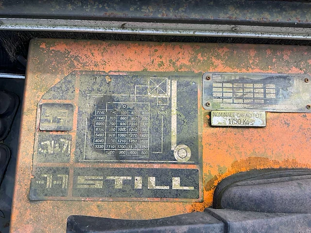 1993 still r20-17 a501 vorkheftruck - afbeelding 2 van  12