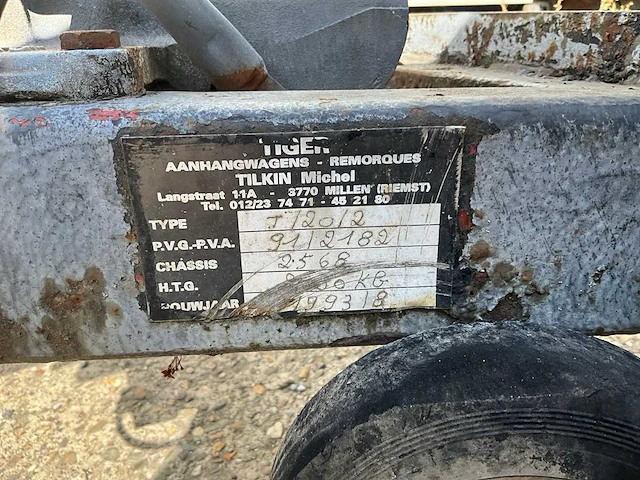 1993 tiger t12012 aanhangwagen - afbeelding 4 van  12