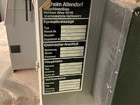 1994 altendorf f 46 paneelcirkelzaagmachine - afbeelding 13 van  21