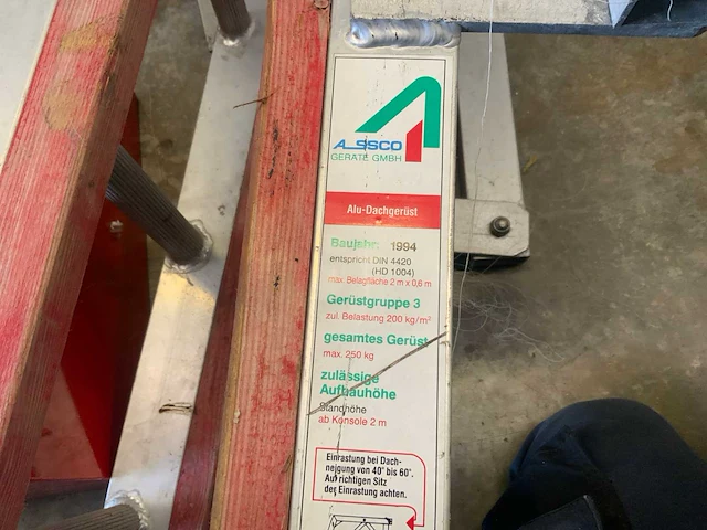 1994 assco nokladder (2x) - afbeelding 4 van  4