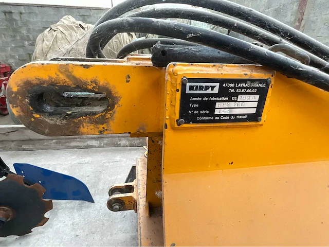 1994 kirpy bps 200 andere grondbewerkingsinstallatie - afbeelding 8 van  8