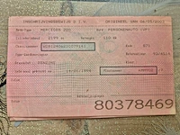 1994 mercedes 220 oldtimer - afbeelding 15 van  26