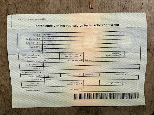 1994 mercedes v12 sl600 oldtimer - afbeelding 32 van  33