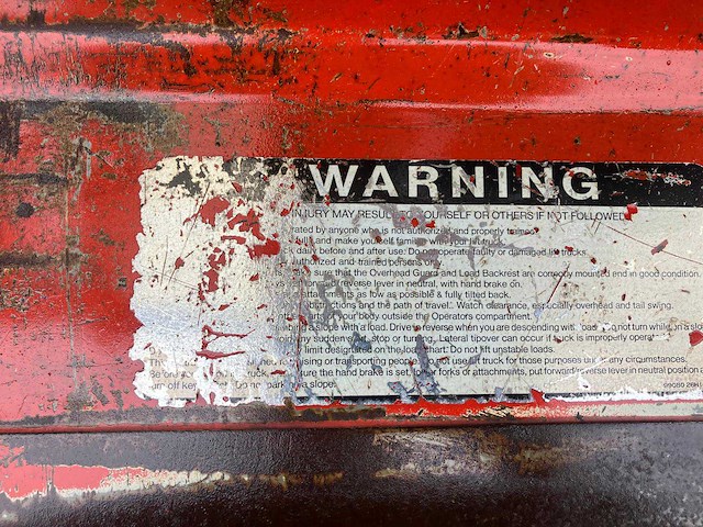 1994 nissan d1zwgf03a40u vorkheftruck - afbeelding 25 van  32