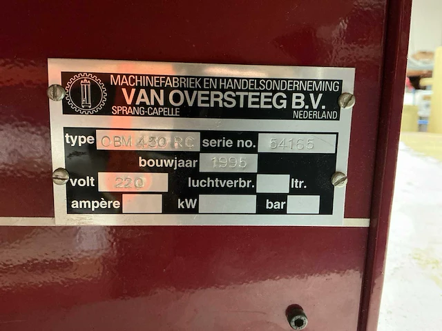 1994 omac 450-rc automatische omboeker - afbeelding 8 van  9
