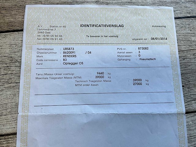 1994 renders roc 12.26 dk koeloplegger met thermo king sb ii - afbeelding 20 van  30