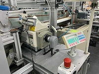 1994 rotox ia 390 automatische stoffen snij- en afboordmachine - afbeelding 5 van  17