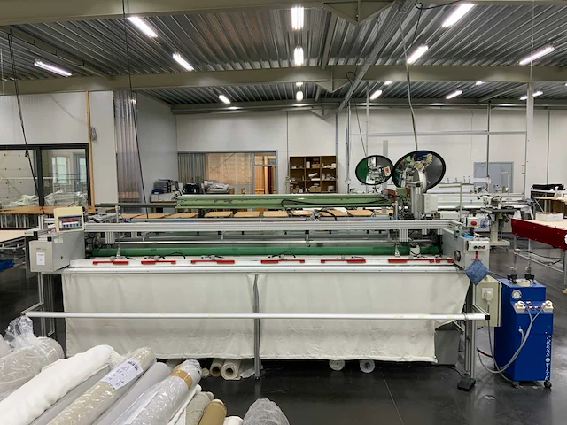 1994 rotox ia 390 automatische stoffen snij- en afboordmachine - afbeelding 10 van  17