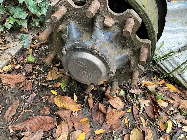 1994 trouillet kipper aanhangwagen met container - gereviseerd et2180 - afbeelding 32 van  39