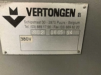 1994 vertongen s02 breedbandschuurmachine - afbeelding 3 van  11