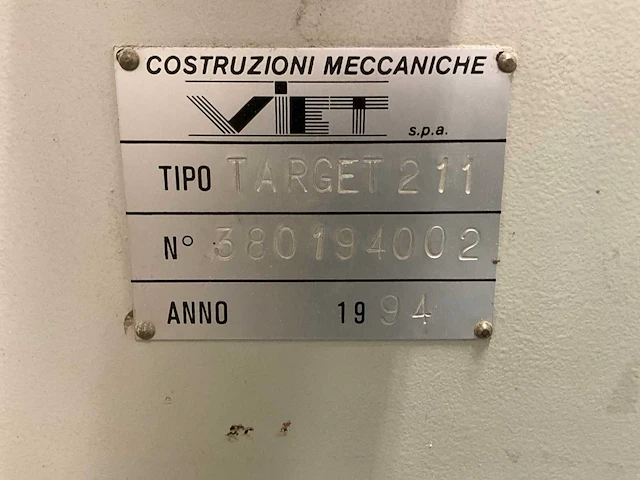 1994 viet target 211a breedbandschuurmachine - afbeelding 4 van  12