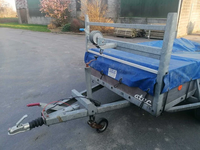 1995 atec 2a16 aanhangwagen met lier - afbeelding 4 van  9