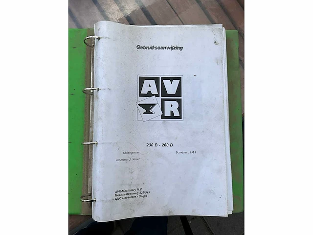 1995 avr 230b tweerijige aardappelrooier - afbeelding 35 van  42
