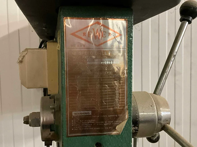 1995 breedbandschuurmachine en kolomboor - afbeelding 2 van  10