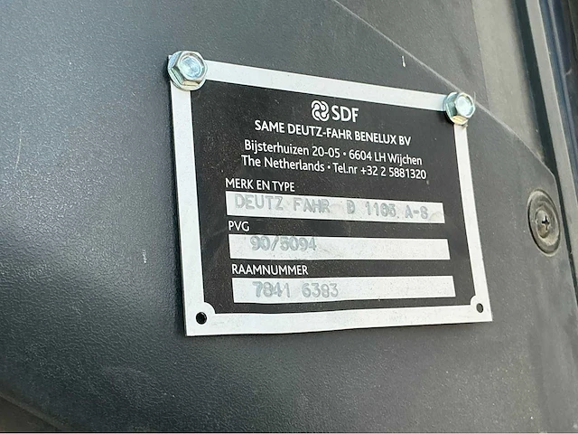 1995 deutz-fahr agrostar 6.61 vierwielaangedreven landbouwtractor - afbeelding 30 van  46